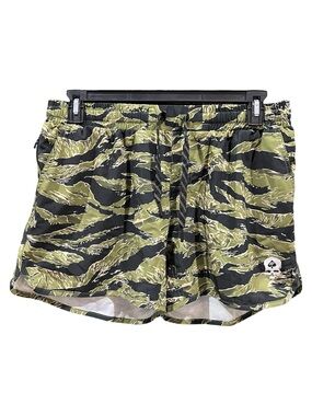 Zero Foxtrot ZF Silkies Green and Black  Jingle Tiger Stripe Camo Shorts XL